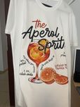 T-shirt biały bawełna nowy aperol spritz