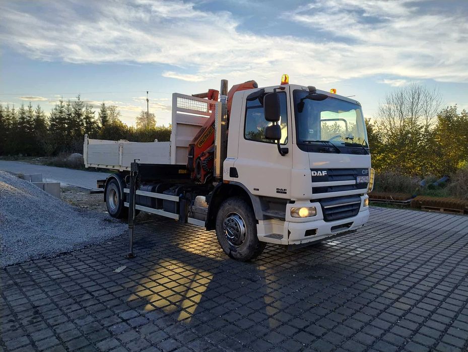Samochód ciężarowy DAF CF 75.310 4x2 + HDS + Wywrotka 5,20m