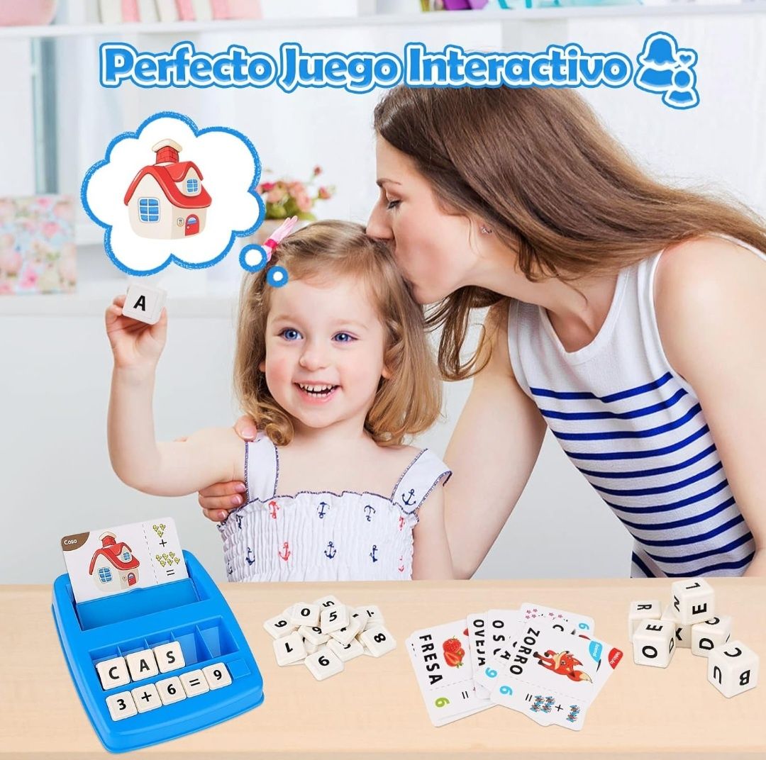 Joozmui 2 w 1 edukacyjna gra z cyframi i literami dla dzieci
