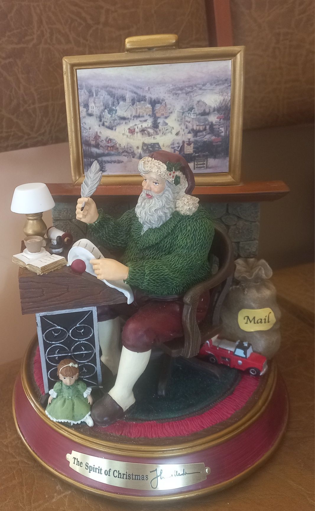Санта Клаус статуетка Томаса Кинкейда Дух Рождества