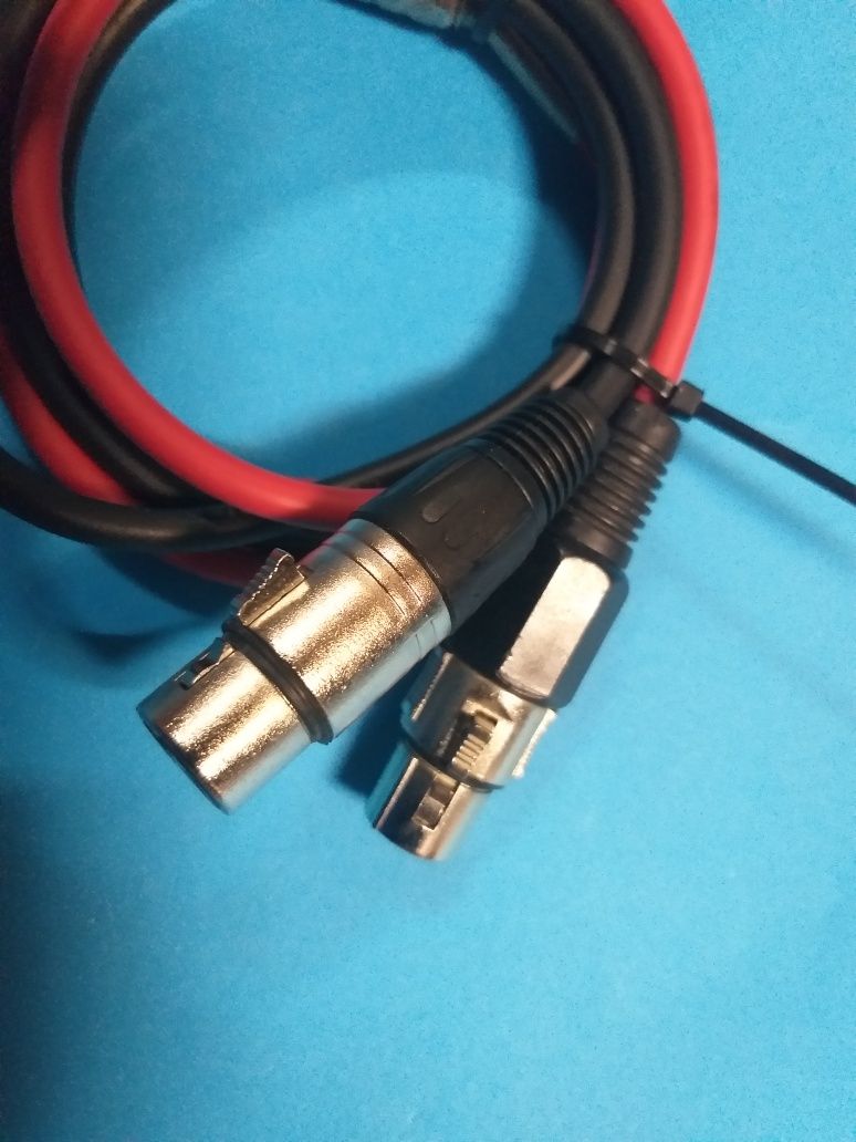 Przewody nowe 2 × xlr jack