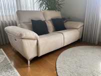 Sofa Relax 3LG eletrico - Premium - cor creme
