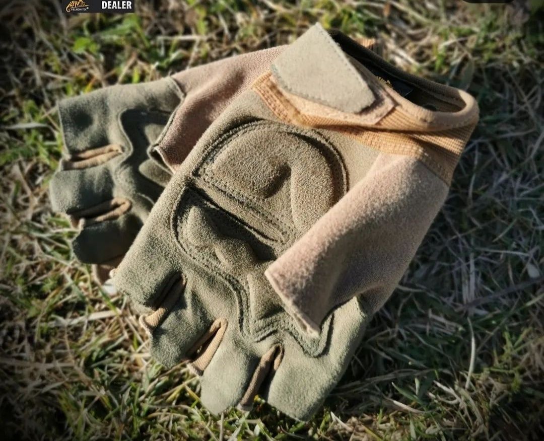 HELIKON-TEX HALF FINGER MK2 рукавиці Перчатки безпалі фітнес вело тир