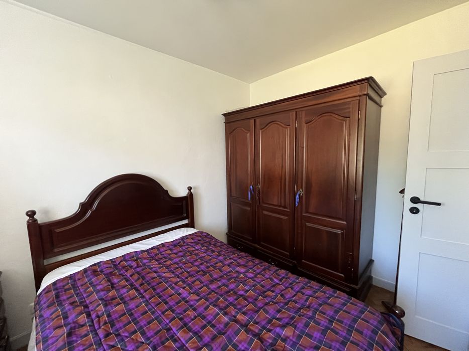 Cama madeira maciça