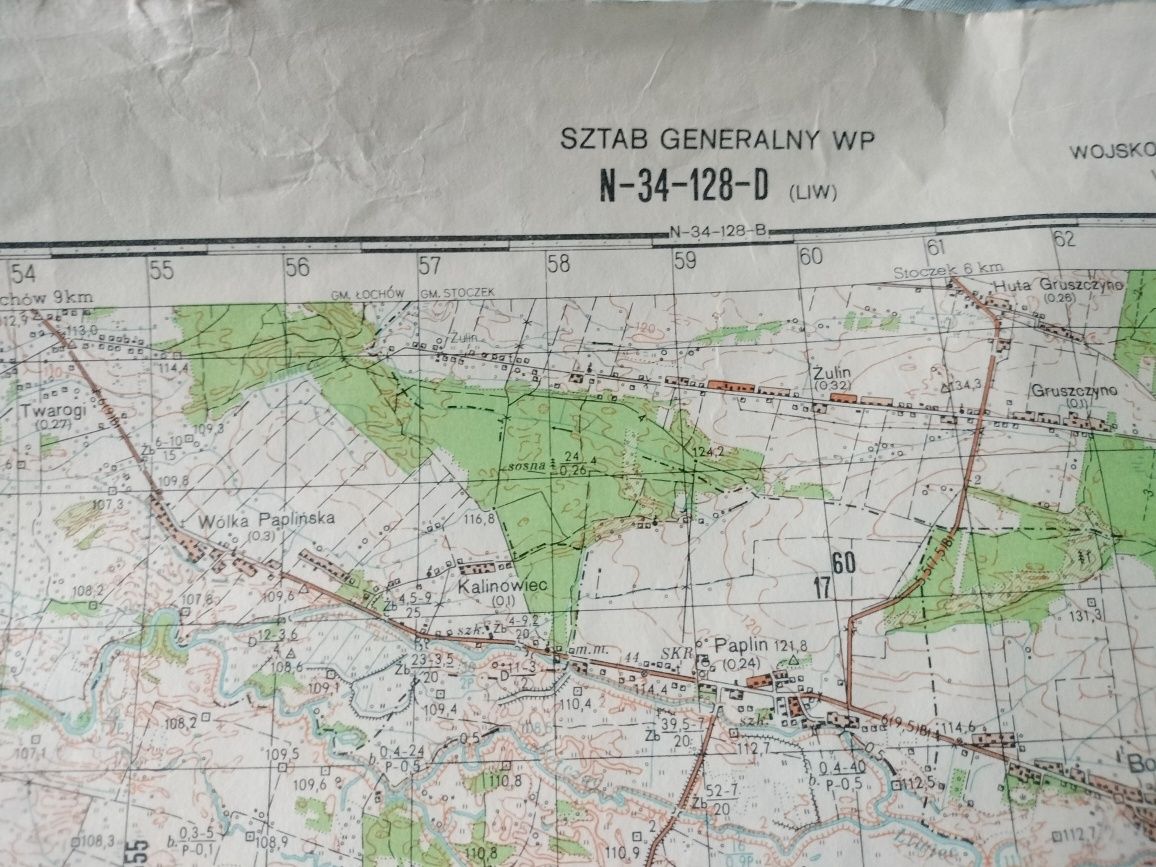 Stare mapy wojskowe topograficzne