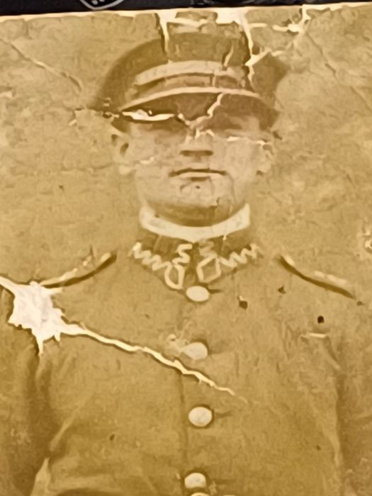 Vintage Oficer II RP Szabla wz 21 kartka 11,5x8cm OKAZJA