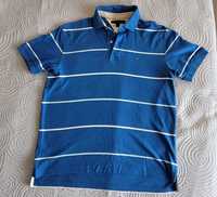 Koszulka Polo Tommy Hilfiger Paski Niebieski Rozmiar M / L