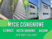 Mycie elewacji/kostki brukowej/dachów (fasady, podjazdy, tarasy itd.)