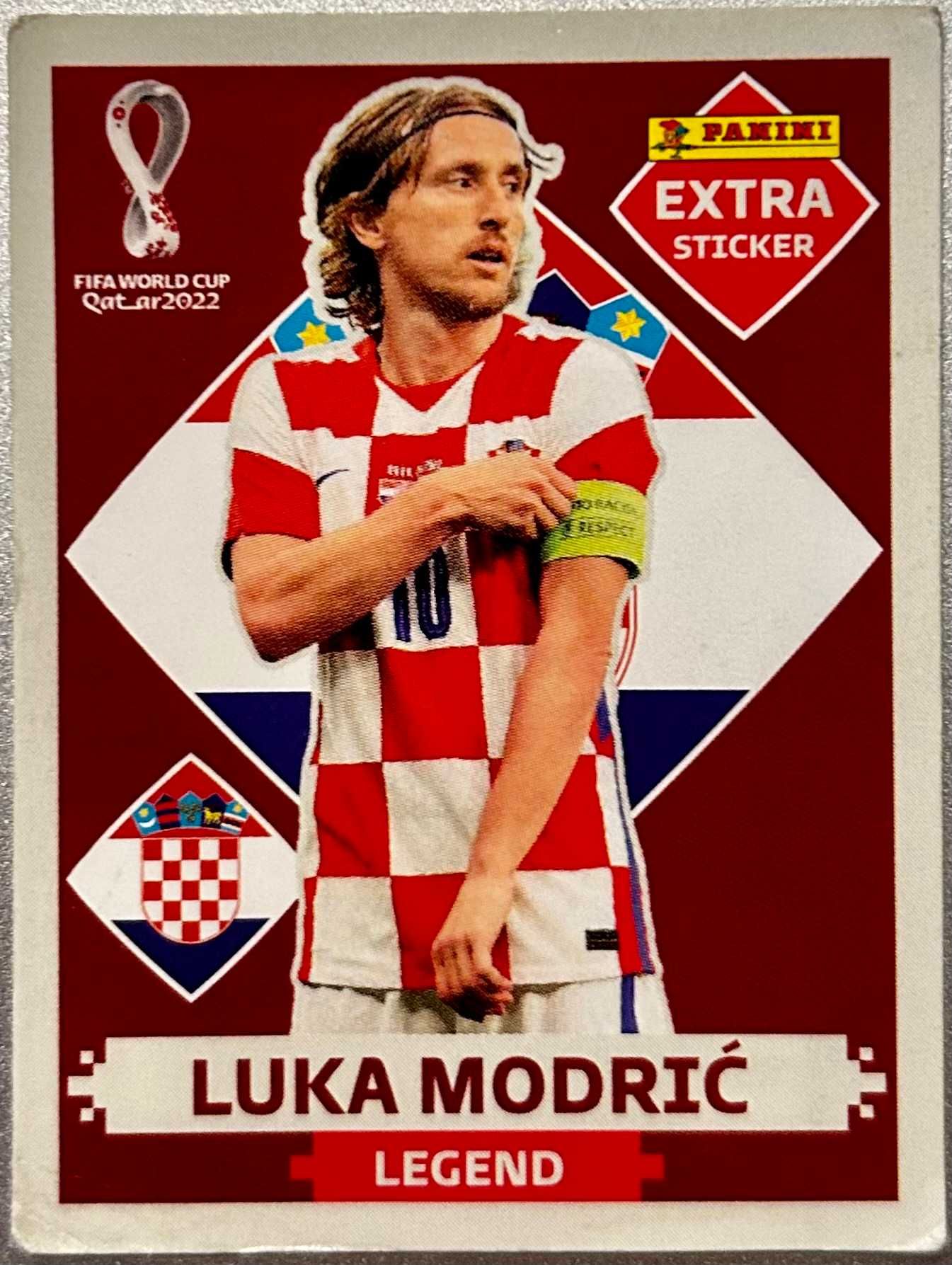 Panini FIFA World Cup 2022 Legend Luka MODRIC extra sticker