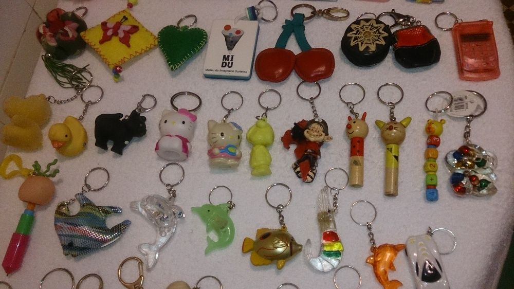 para crianças (138 porta-chaves) bonecos, animais, jogos e diversos