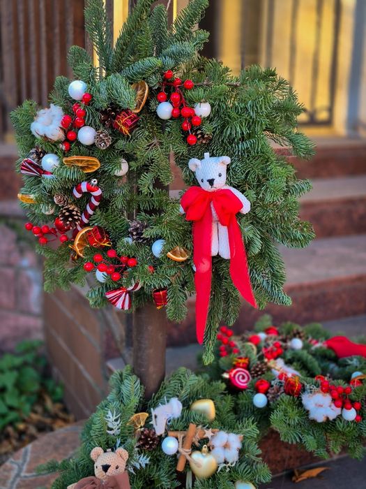 Wianek na drzwi/wianek naturalny/wianek świąteczny