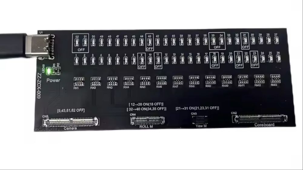 Тест плата для Mavic 3, 3pro, 3T, 3E, classic для шлейфов шлейф