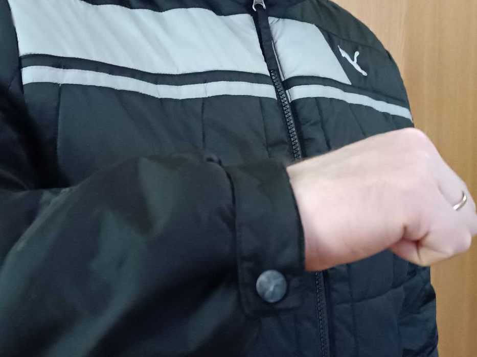 Оригінальна чоловіча спортивна тренерська демі куртка PUMA (розмір М).