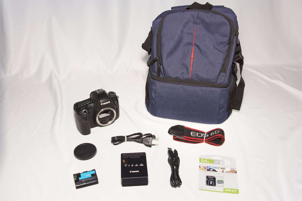 Aparat CANON EOS 6D 20.2Mpx Body 232.738 zdjęć + 64GB # Gwarancja FV