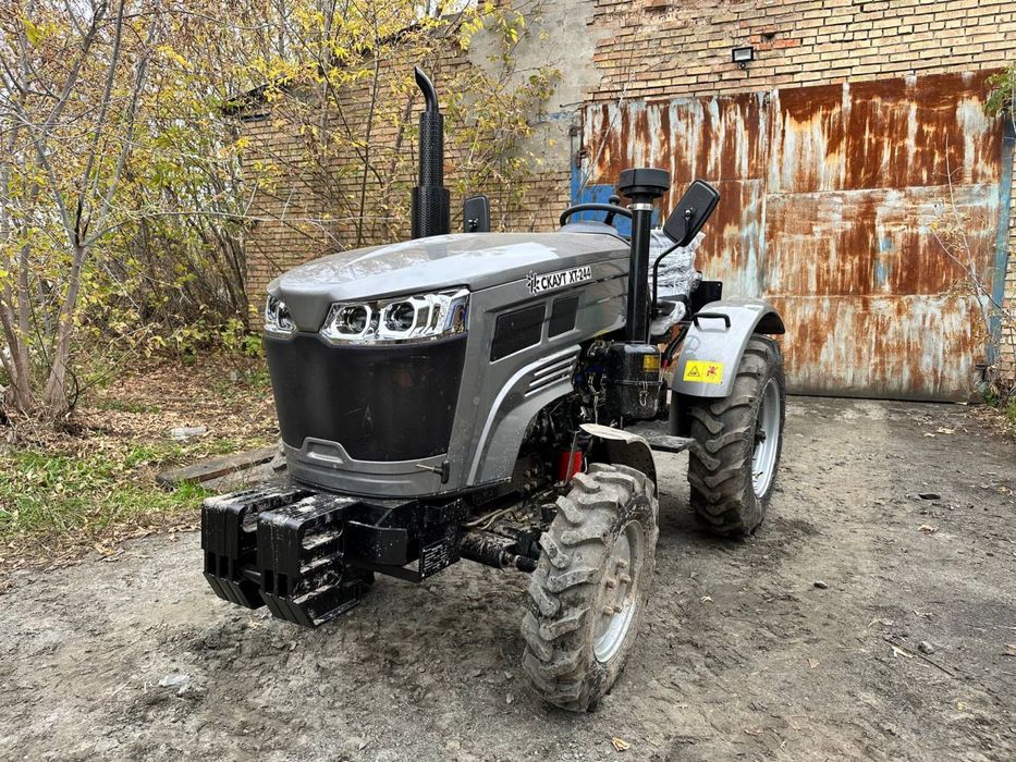 Мiнiтрактор Скаут XT 244 (3*1)(сiрий) доставка до дверей безкоштовна