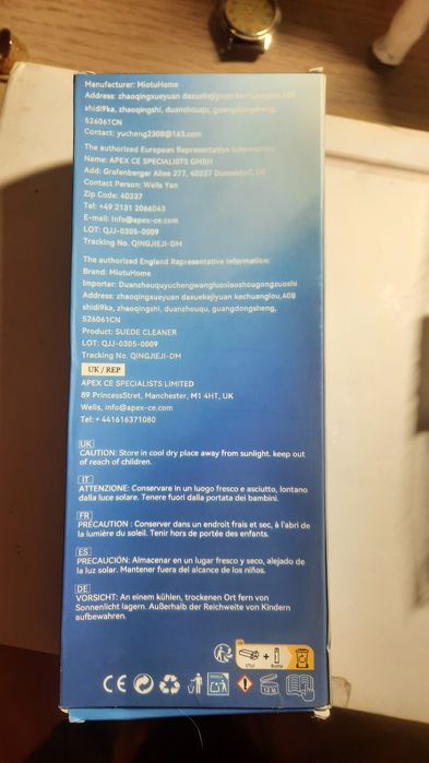 Kit de limpeza para camurça