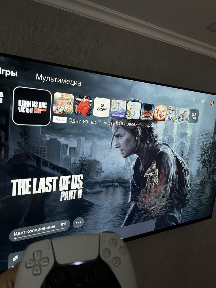 Продам Диск The Last Of Us Part 2 Remaster PS 5  (русская озвучка)