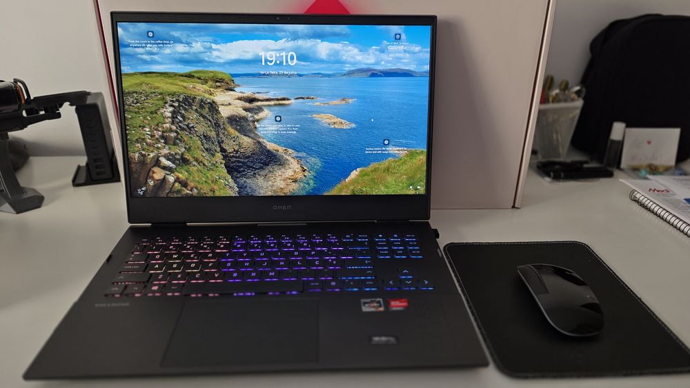 HP OMEN 16" Ryzen9 32GB RX6600M Potência Máxima para Gamers Criadores