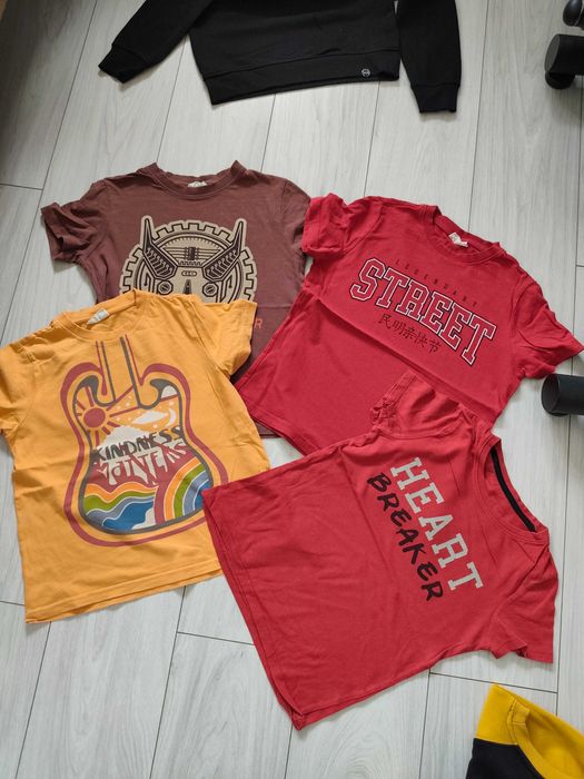 Spodnie bluzy t-shirty chłopak 134