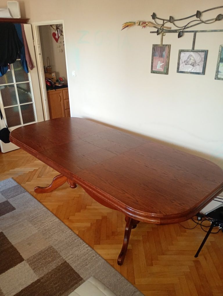 Duży Dębowy Stół, Meble KENT BRW