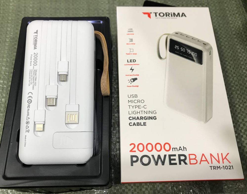 Power Bank 20000 mAh Remax RPP-166 Lango чорний/білий +ОПТ