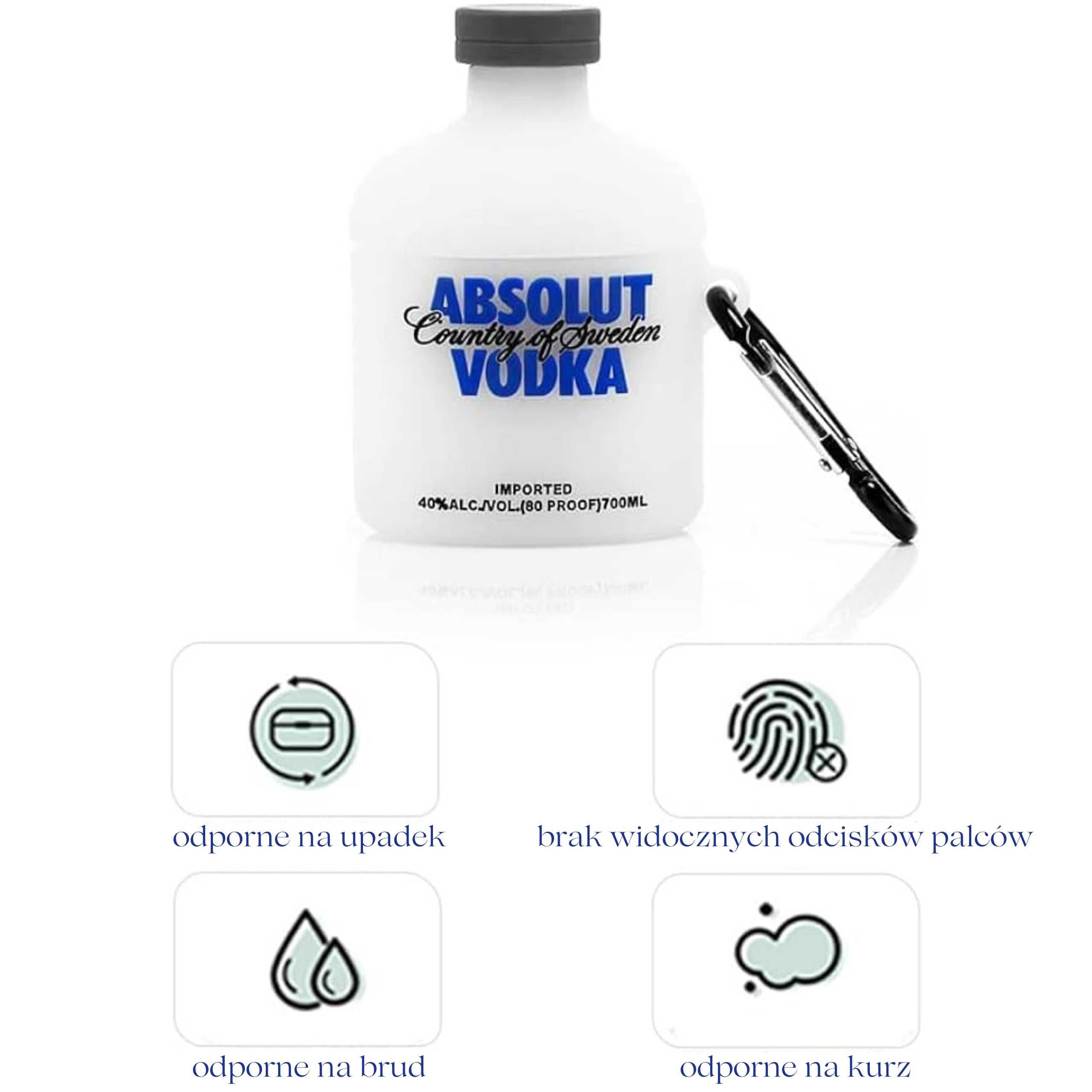 Etui ochronne na słuchawki bezprzewodowe Apple Airpods Vodka Absolut