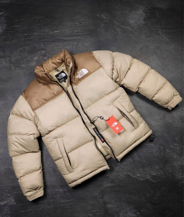 Пуховик The North Face 700 Куртка TNf бежевий