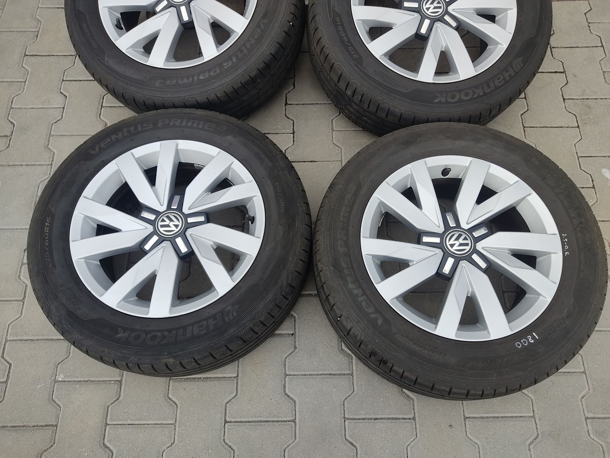komplet kół letnich do Volcwagena 5*112 Et 41 otwór 57,1 R 16
