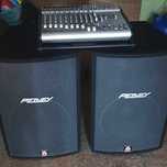 Kolumny estradowe Peavey 500W, Power Mixer Mikser Phonic