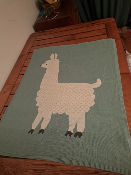 Koc pled 100% bawelna 95x70