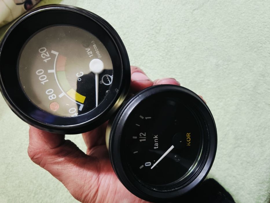 Wskaźniki zegary, temperatury, paliwa do Ursus, Zetor, MTZ.