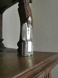Święty Charbel figurka/relikwiarz z brązu.