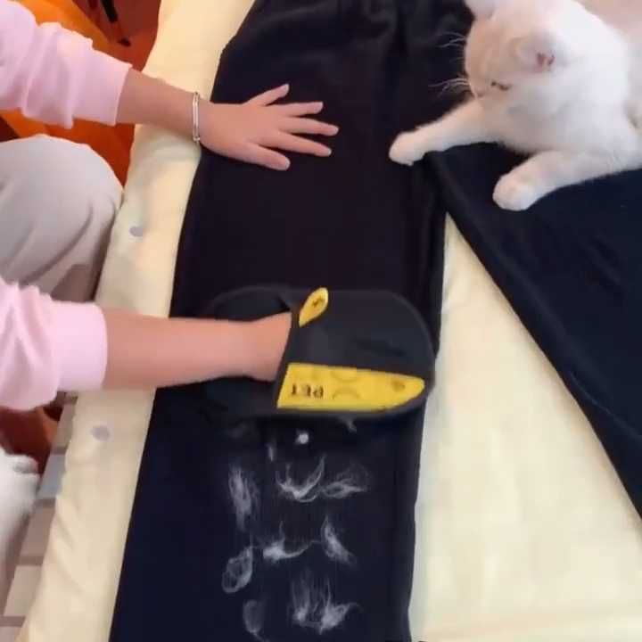 Luva removedora de pelos