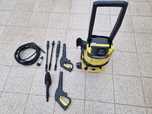 KARCHER K4 + duas pistolas + mangueira+ escova + 3 ponteiras.
