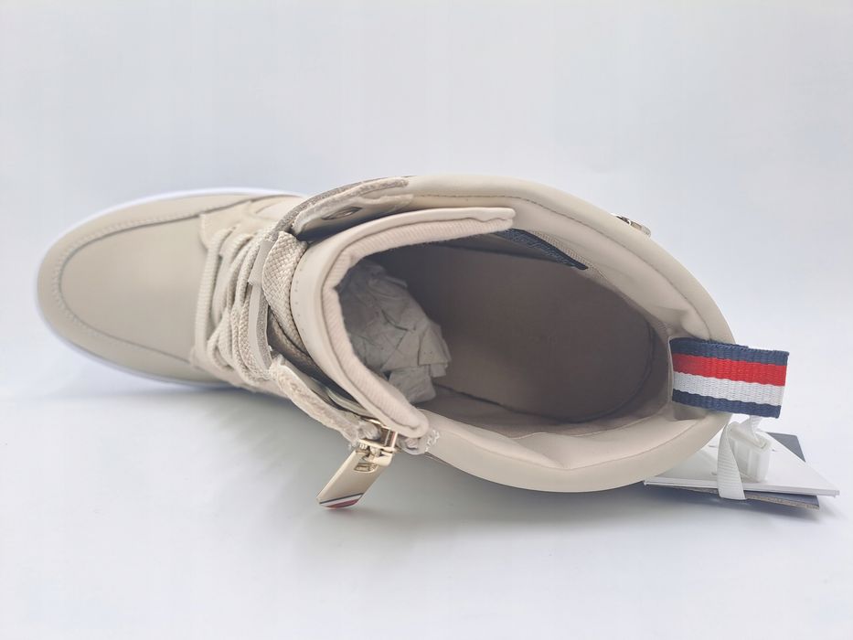 Botki Damskie Tommy Hilfiger Beżowe | Rozmiar 42