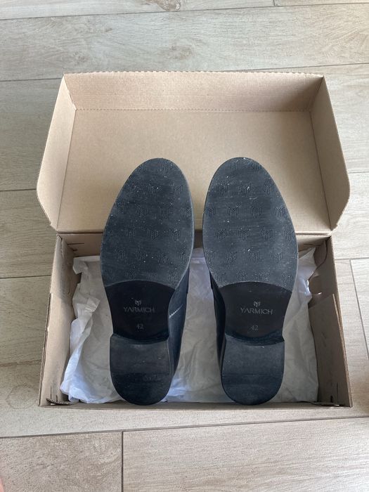 Чоловічі туфлі Yarmich: лофери, чорні, 42 розмір