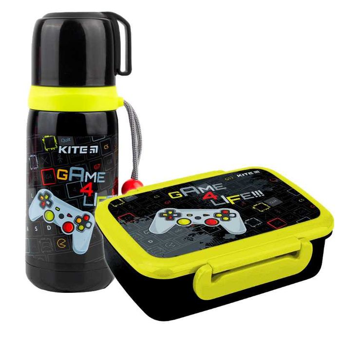 Термос 350мл 24-301, 25-301 + ланчбокс 420мл 24-160, 25-160 Kite