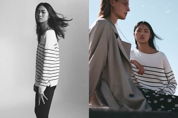 Джемпер в полоску massimo dutti