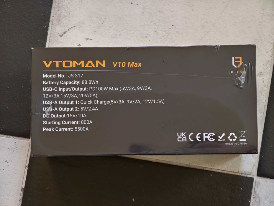 NOWE Urządzenie rozruchowe VTOMAN V10 Max powerbank Jump Starter