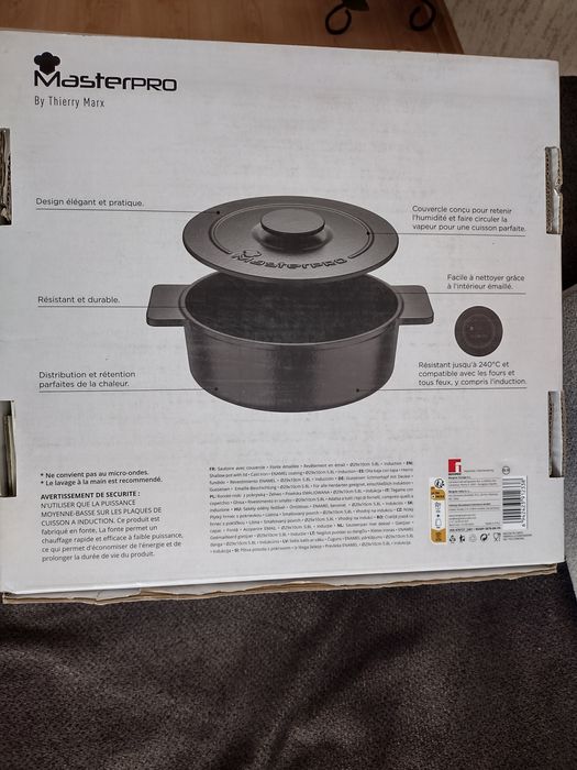 Garnek rondel żeliwny Masterpro Eternal 5,8l