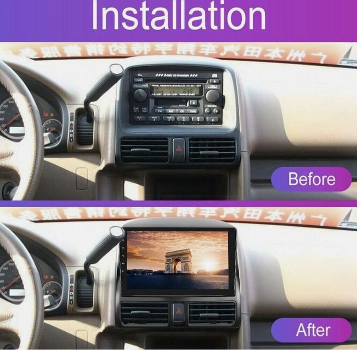 Android/carplay para hinda CR-V  CRV DE 2002 a  2006