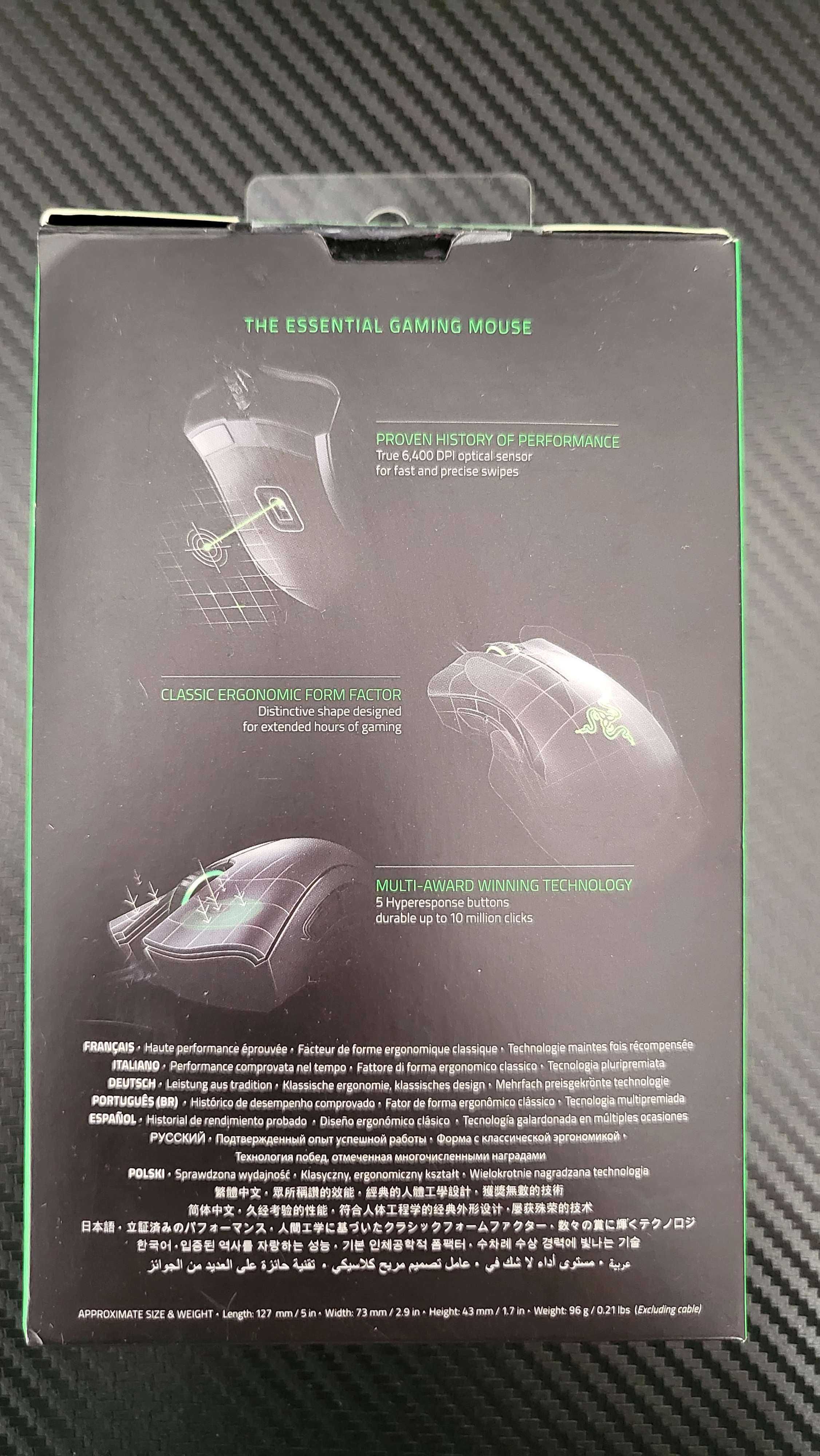 Myszka gamingowa Razer Deathadder Essential