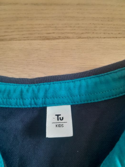 Tu bawełniana bluzka koszulka w dinozaury 110 116 next cool h&m