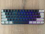 Nowa klawiatura gamingowa 60% | Membranowa | Biało-szara | Mini