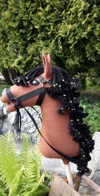 Hobby Horse konik na kiju z kijem i ogłowiem - od ręki