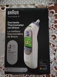 Braun ThermoScan 7 BRAIRT6520 Termometr do Ucha, Biały