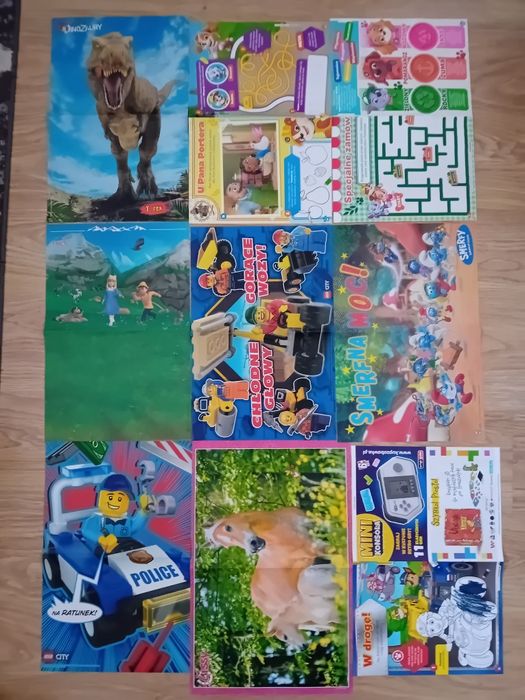 Plakaty dla dzieci Lego Psi Patrol dinozaury