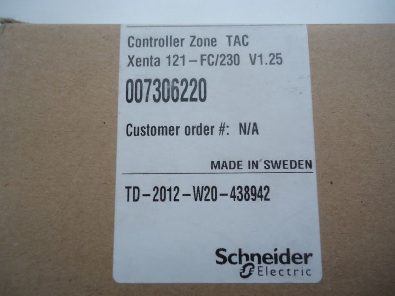 Контроллер зональный для фэнкойлов TAC Xenta 121-FC/230