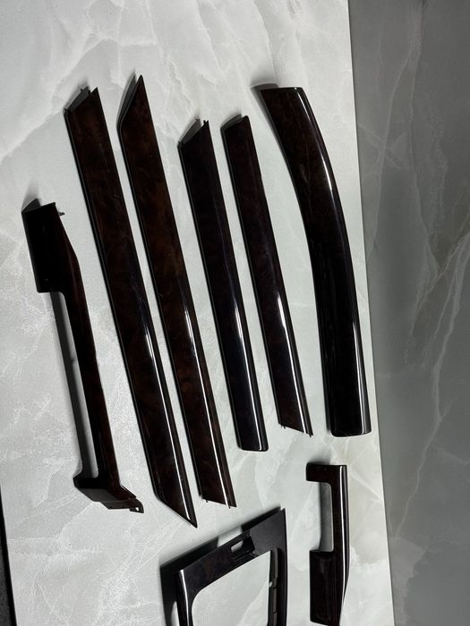 BMW E46 Декор Салону Дерево 2 склопідйомники Темне дерево декор салона