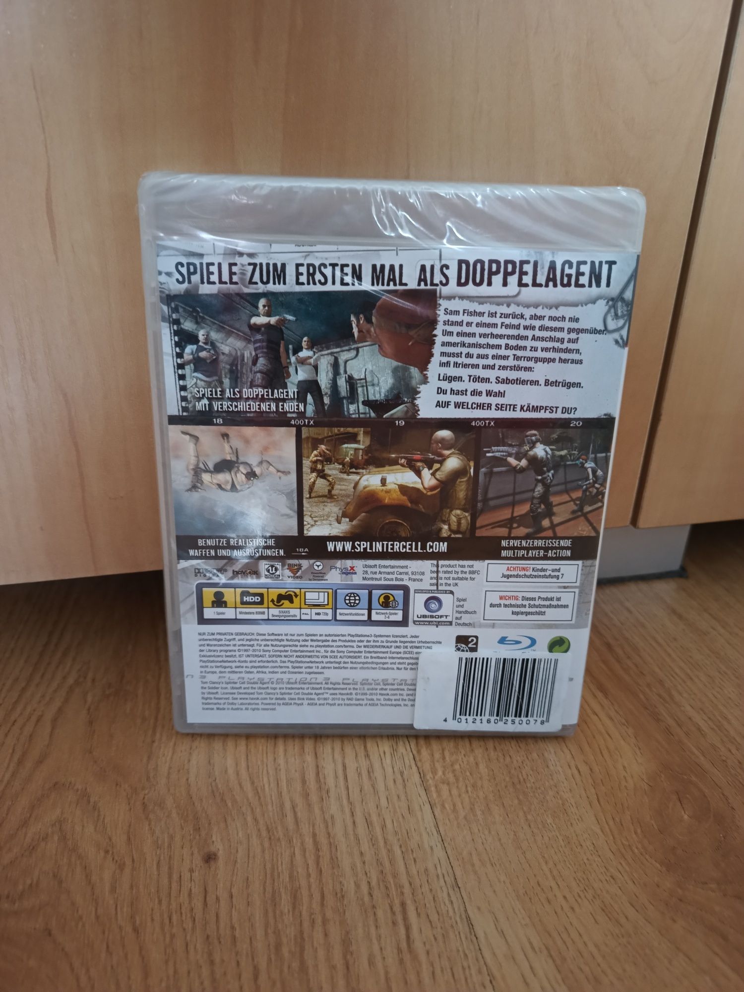 PS3 Splinter Cell Double Agent nowa w folii!